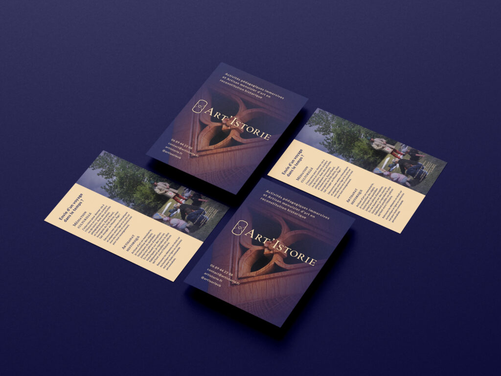 Flyer Identité visuelle refresh Art'Istorie