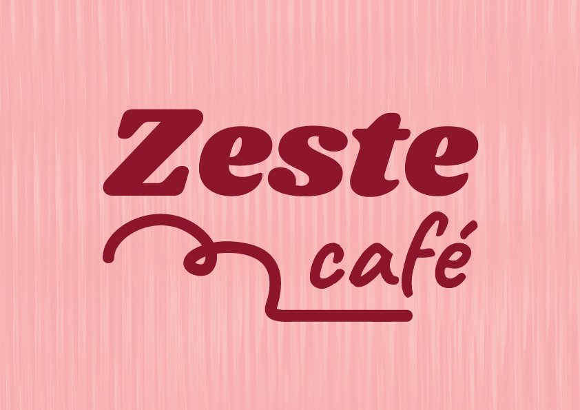 Logo principal  Identité visuelle semi personnalisée Zeste Café fond foncé