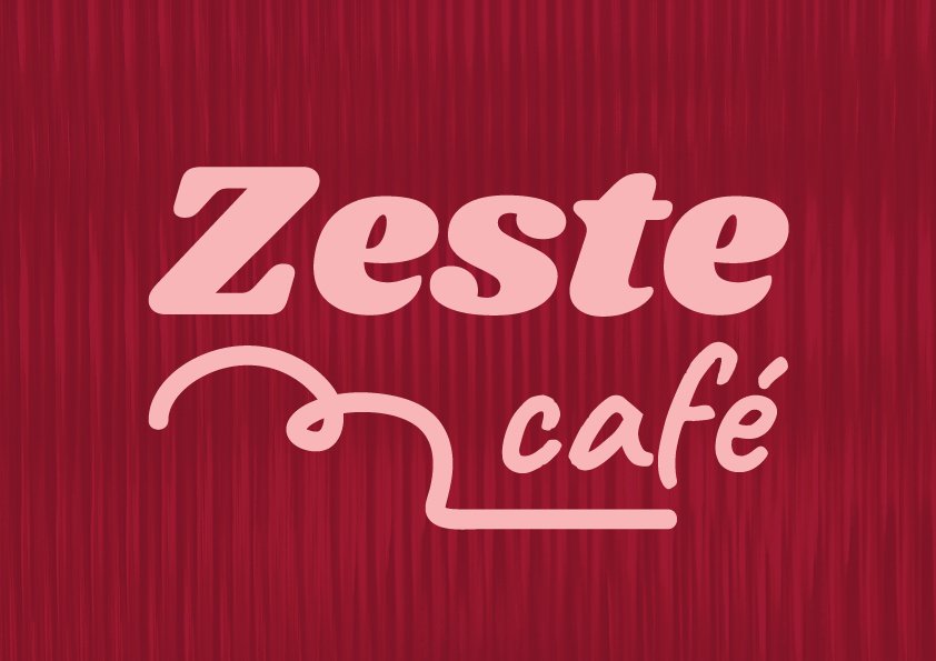 Logo principal  Identité visuelle semi personnalisée Zeste Café fond foncé
